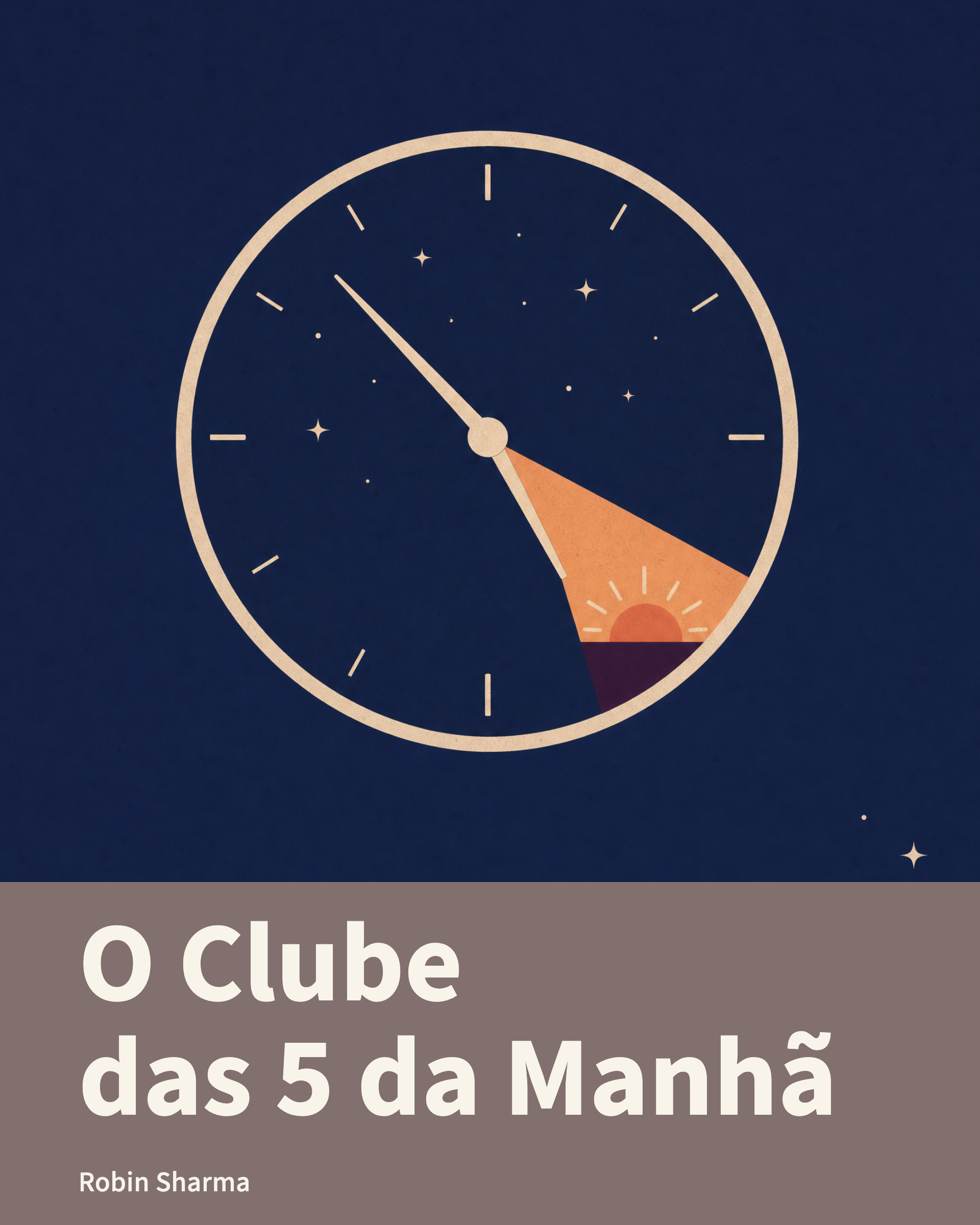 Capa de O Clube das 5 da Manhã